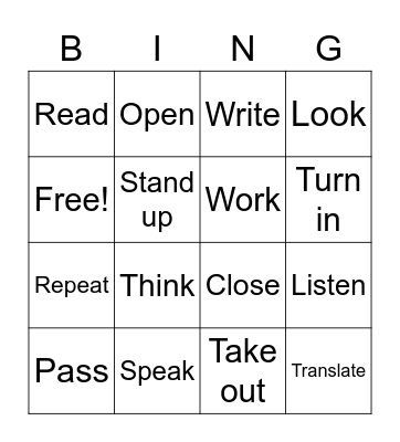 Mandatos del Salon Bingo Card