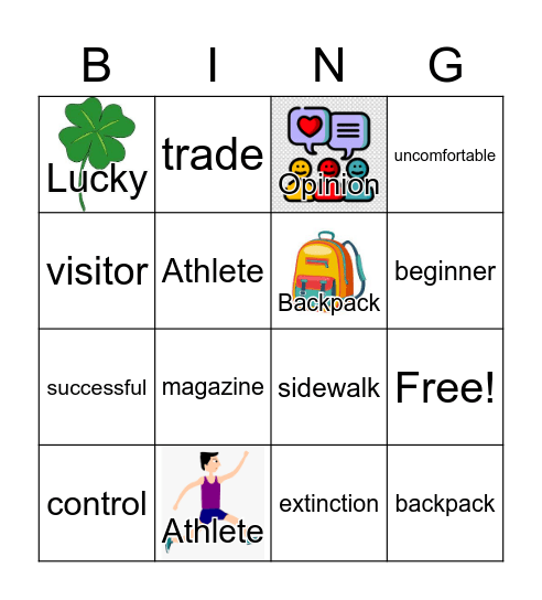 Year 3 Review! Bingo Card