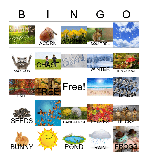 I AM A BUNNY Bingo Card