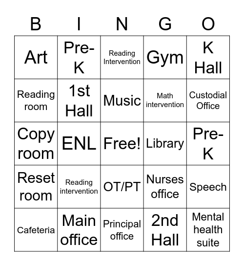 Lucky to have you! Bingo Card