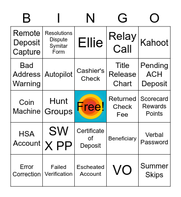 COMP. 1 BINGO Card