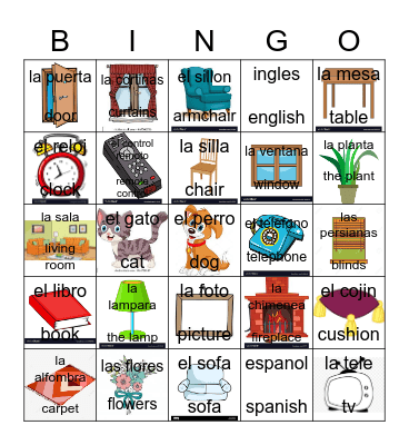 SALA Bingo Card