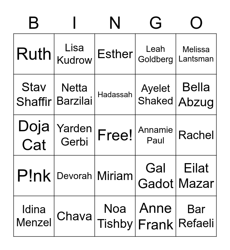 jewish-and-israeli-women-in-history-bingo-card