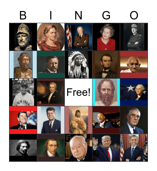 Great People Bingo Card