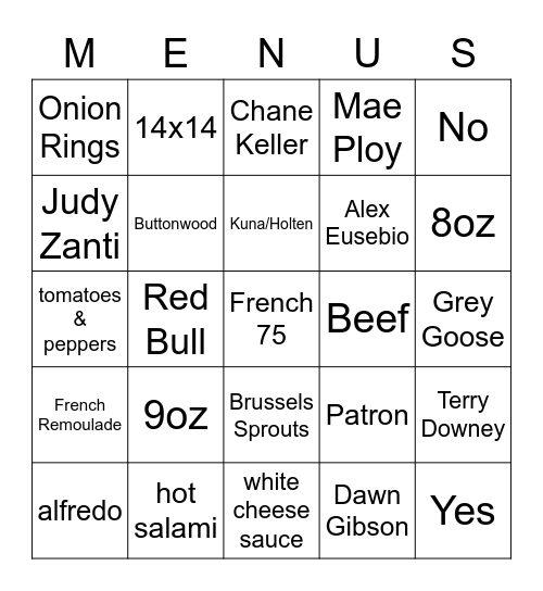 DKCQ - Training Bingo Card