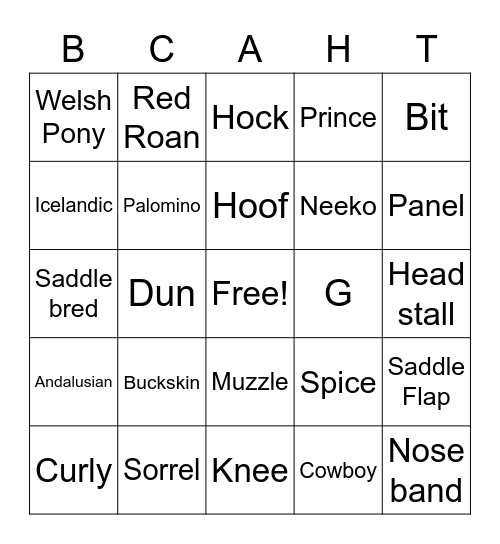 LNA Bing-O Bingo Card