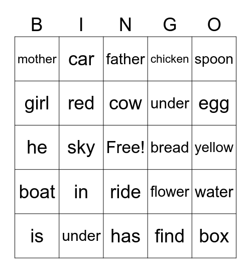 EDMARK Bingo Card