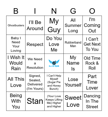 Detroit's Finest Bingo Card