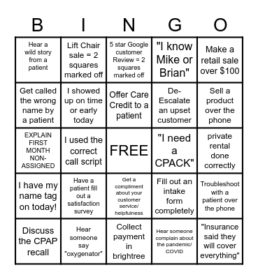 BHM BINGO Card