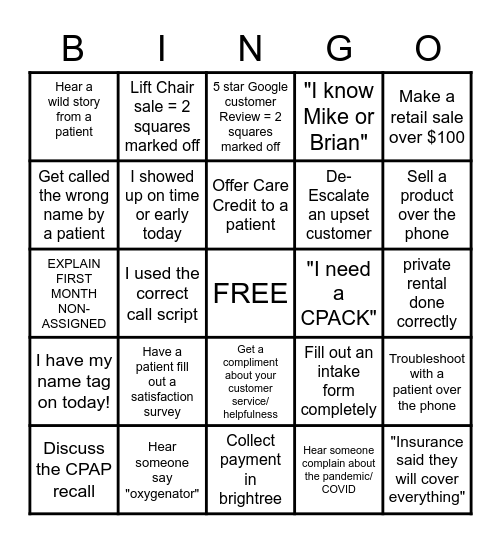 BHM BINGO Card