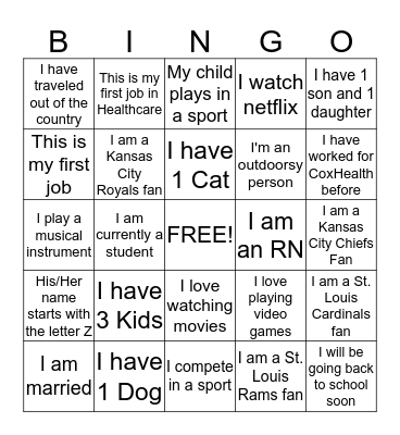 Intro Bingo! Mark when you hear these comments! Bingo Card