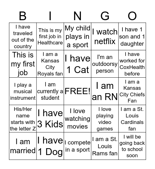 Intro Bingo! Mark when you hear these comments! Bingo Card