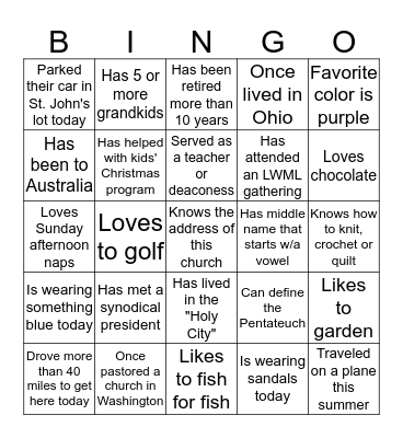 Ems & Emmies Bingo Card