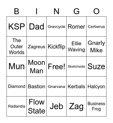 Private Division Bingo Card