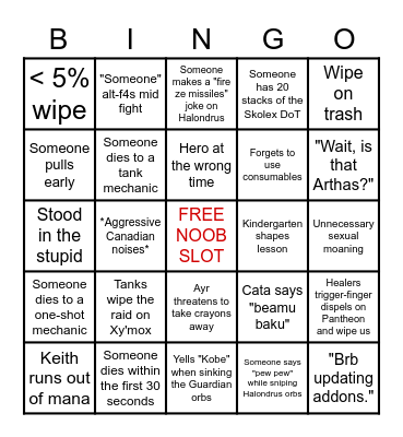 T29 Isometric Bingo Card