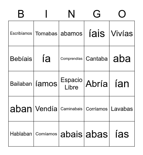 Imperfect Review Bingo Card