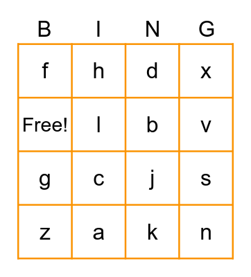HCL Health Fair 2022 Bingo Card