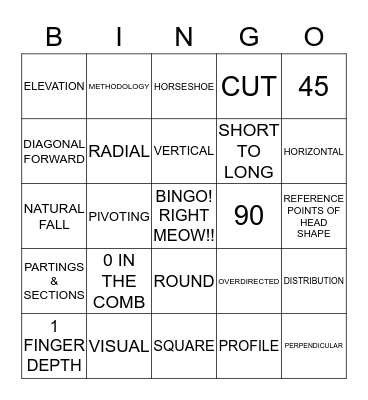 SUSIE'S BEAUTY SCHOOL BINGO  Bingo Card
