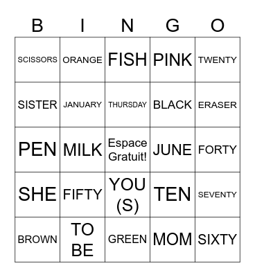 Hawkins Bingo Card