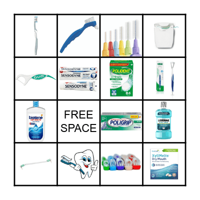 Dental Hygiene Bingo Card