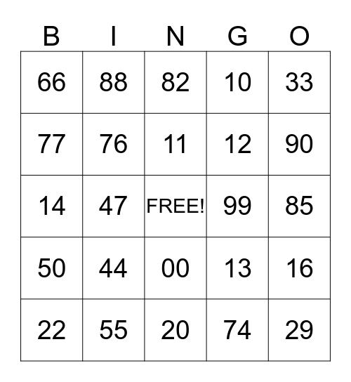 ROCHESTER FAMILY REUNION Bingo Card