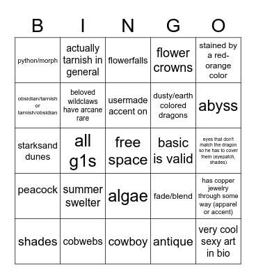 "Are you trapped in Batfossil's lair?" BINGO Card
