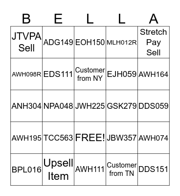 Girlfriend Friday Bingo Card