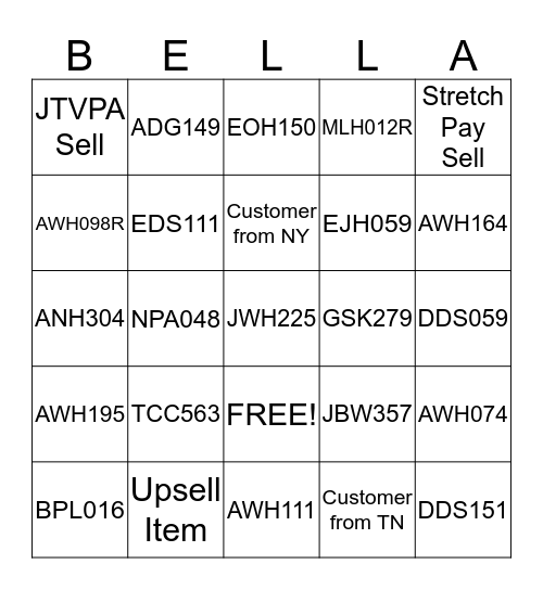 Girlfriend Friday Bingo Card