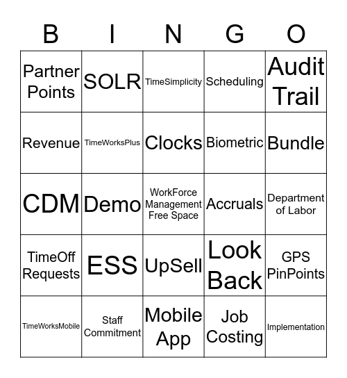 Business Lead Bingo! Bingo Card