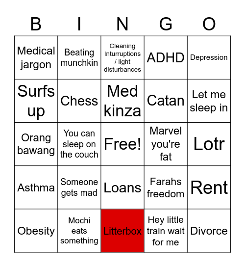 Djunaedi Bingo Card