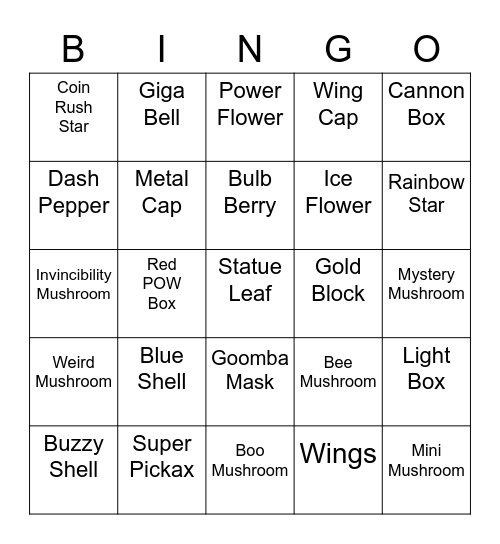 Mooncake's Bingo Card (Round 2) Bingo Card