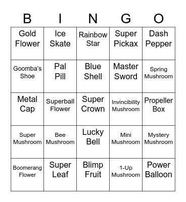 Tutel's Bingo Card (Round 2) Bingo Card