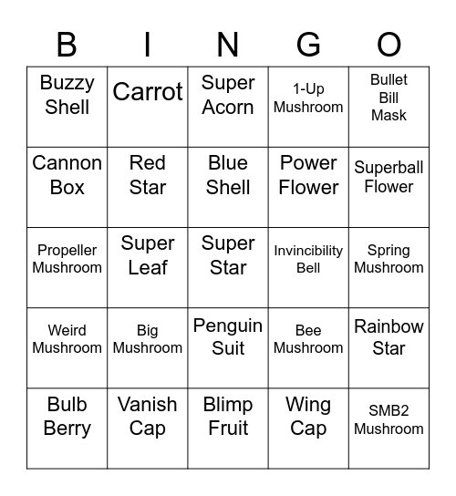 Bas' Bingo Card (Round 1) Bingo Card