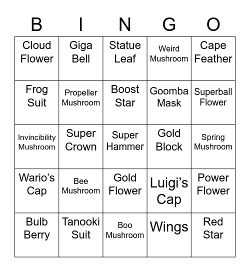 Kendo's Bingo Card (Round 1) Bingo Card