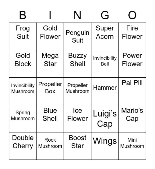 Jaden's Bingo Card (Round 2) Bingo Card