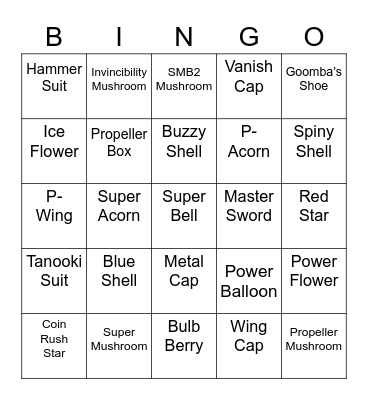 Lottie's Bingo Card (Round 1) Bingo Card