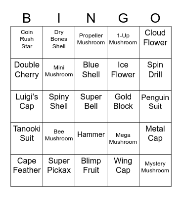 KK Dax's Bingo Card (Round 1) Bingo Card