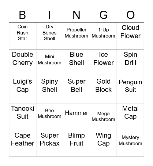 KK Dax's Bingo Card (Round 1) Bingo Card