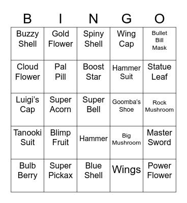 Cobalt's Bingo Card (Round 2) Bingo Card