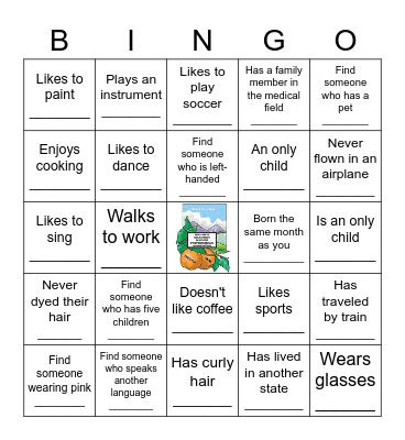 RESPA - Get to know your neighbor (Blackout) Bingo Card