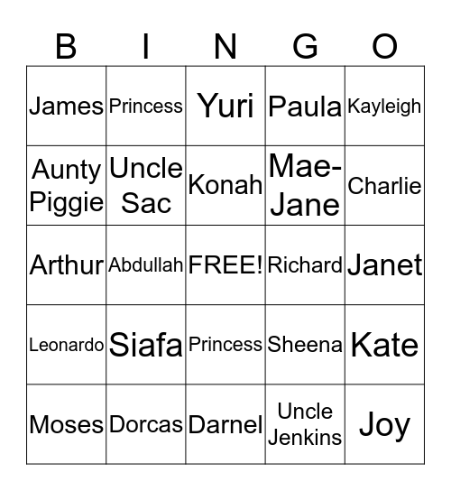 Do you know me!! Bingo Card