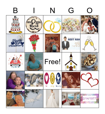 45th Anniversary BINGO Card