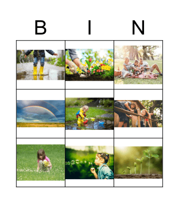 Spring Bingo Card