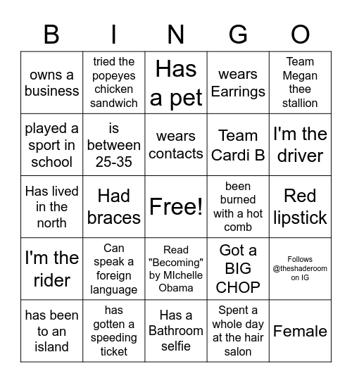 FIND SOMEONE WHO. . . . . . Bingo Card