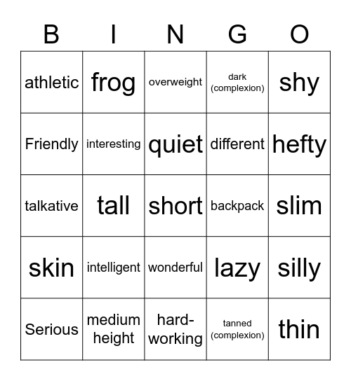 study.com 26-50 Bingo Card