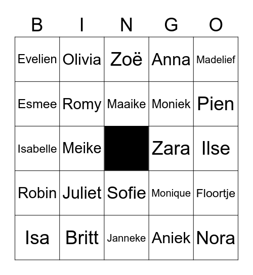 Tinder Bingo v3 Bingo Card
