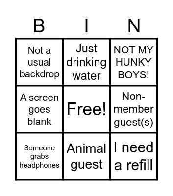 Samhain Society Bingo - 3/7/2022 Bingo Card