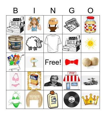 A & P Bingo Card