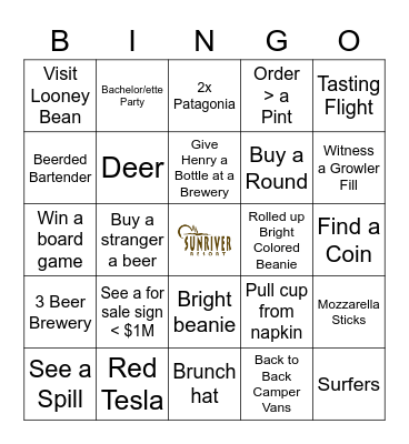 Higgins Family BINGO - 2022 Bingo Card