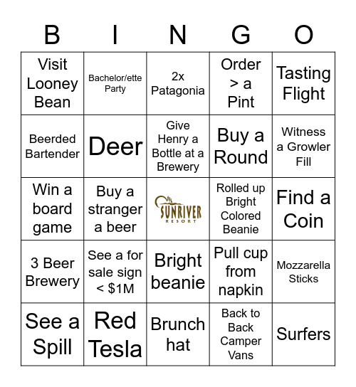 Higgins Family BINGO - 2022 Bingo Card